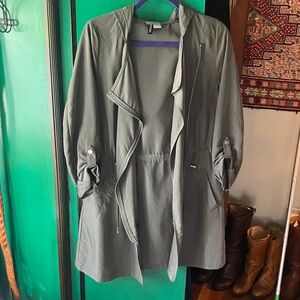 H&M Olive Green Lightweight Trench Coat